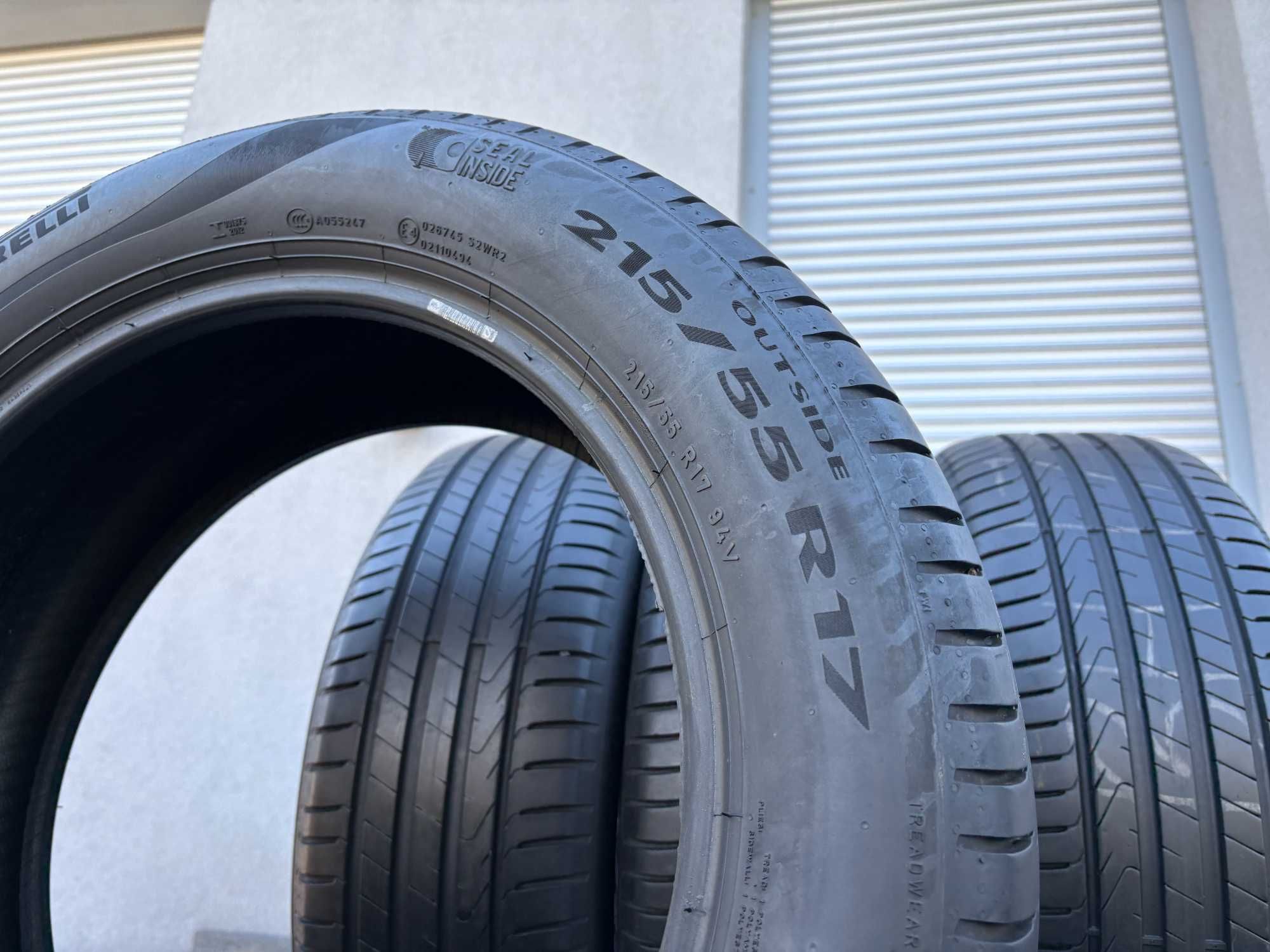 4szt letnie 215/55R17 Pirelli 6,6mm 2023r świetny stan! L393 gwarancja