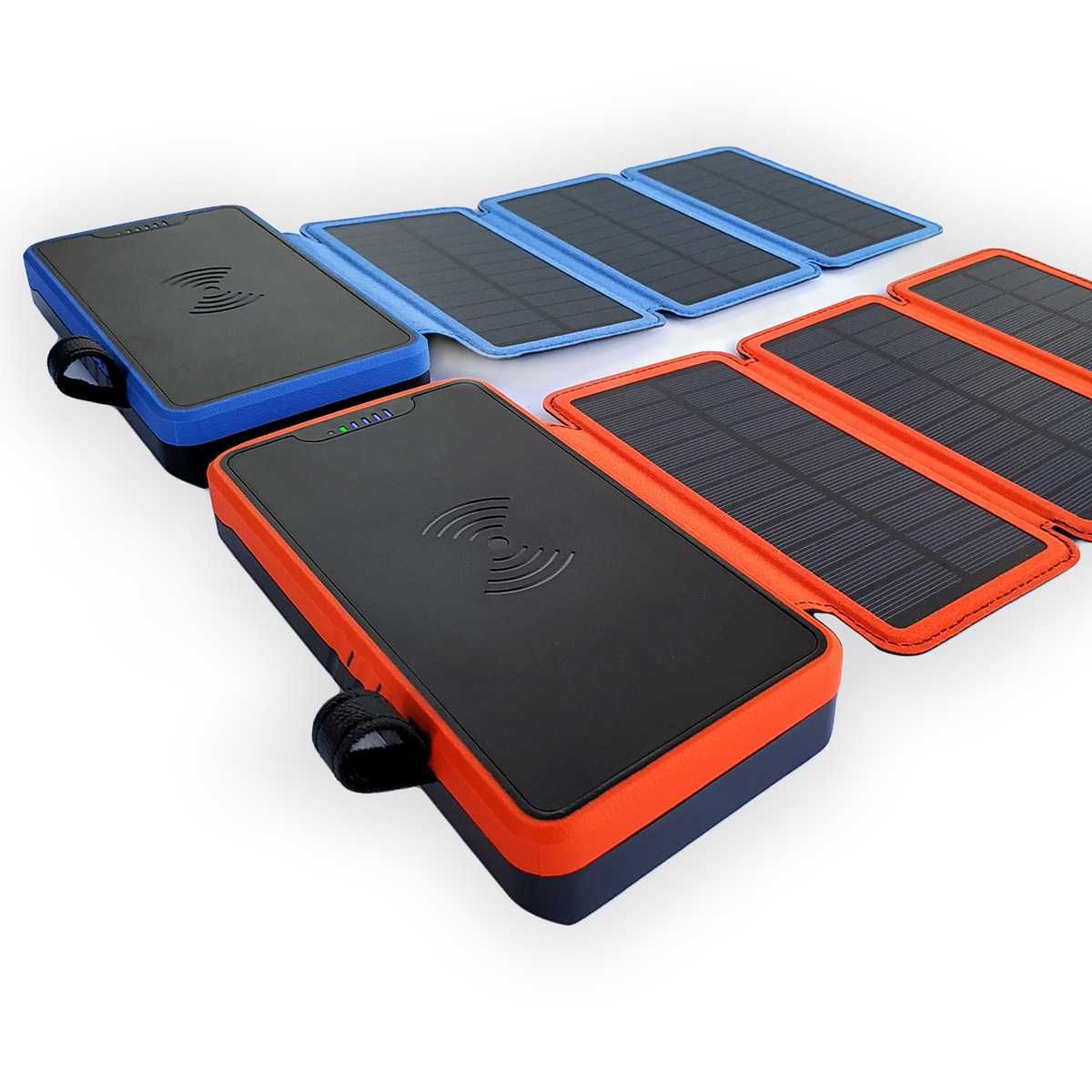 Power Bank 20.000 mAh solar & carregamento sem Fios - Novo