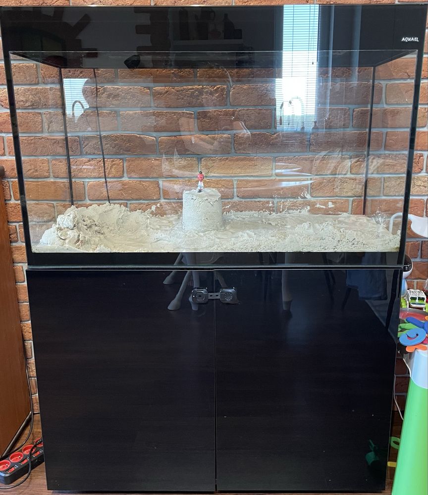 Akwarium Aquel Glossy 250 l z szafką i wyposażeniem