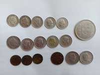17 moedas Suíça 1925 a 1970