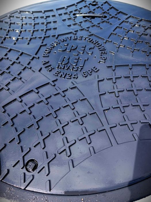 BEZPIECZNA na klucz Pokrywa Betonowa 120cm WŁAZ zamykany z POKRYWĄ