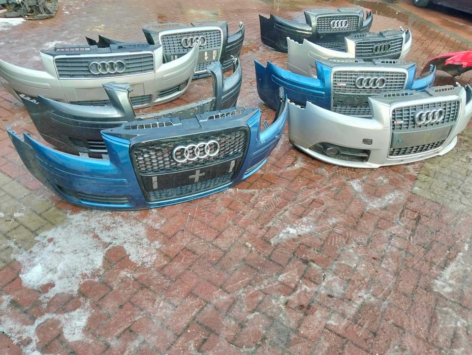 Audi A3 8p lift zderzak przód kompletny la7w lx7z ly9b lz5c