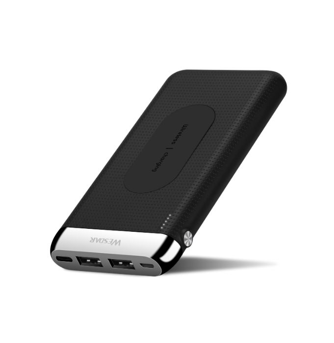 super cena POWERBANK 10000mAh 2w1 ŁADOWARKA INDUKCYJNA QI okazja