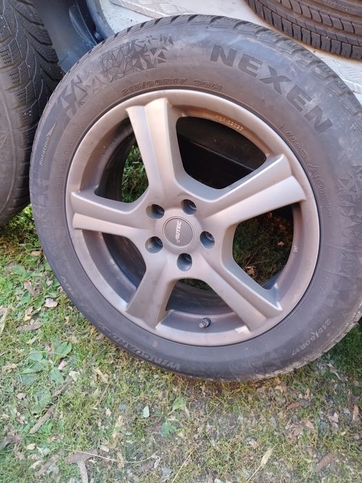 Sprzedam alufelgi r17 5x112 opony zimowe cena za całość