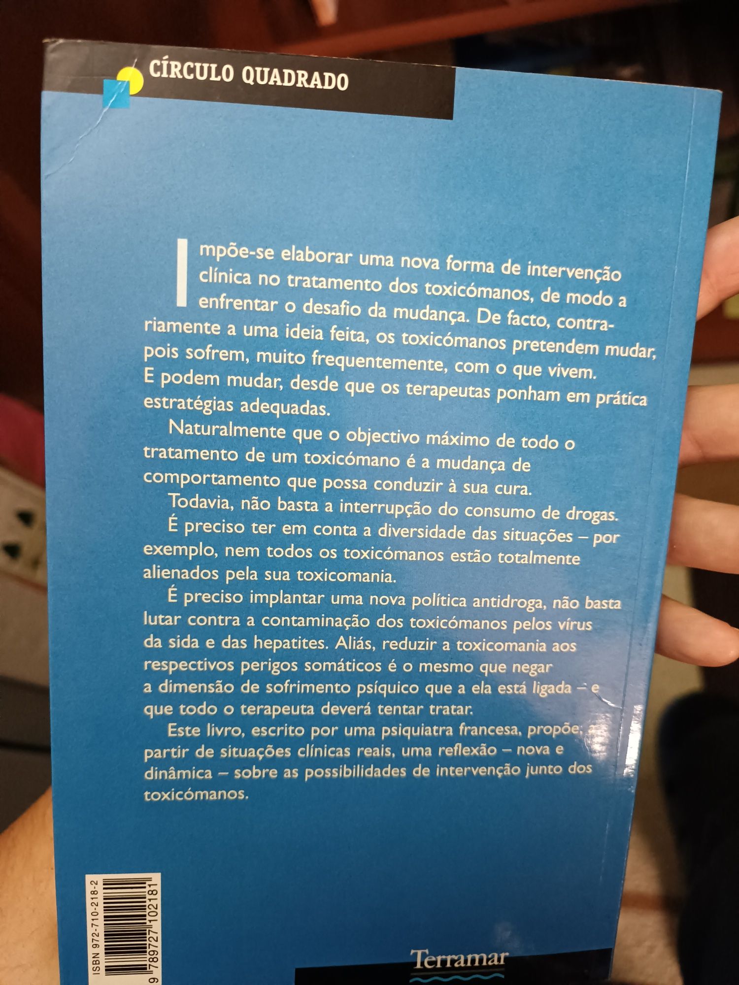 Livro Nem todos os toxicodependentes são incuráveis