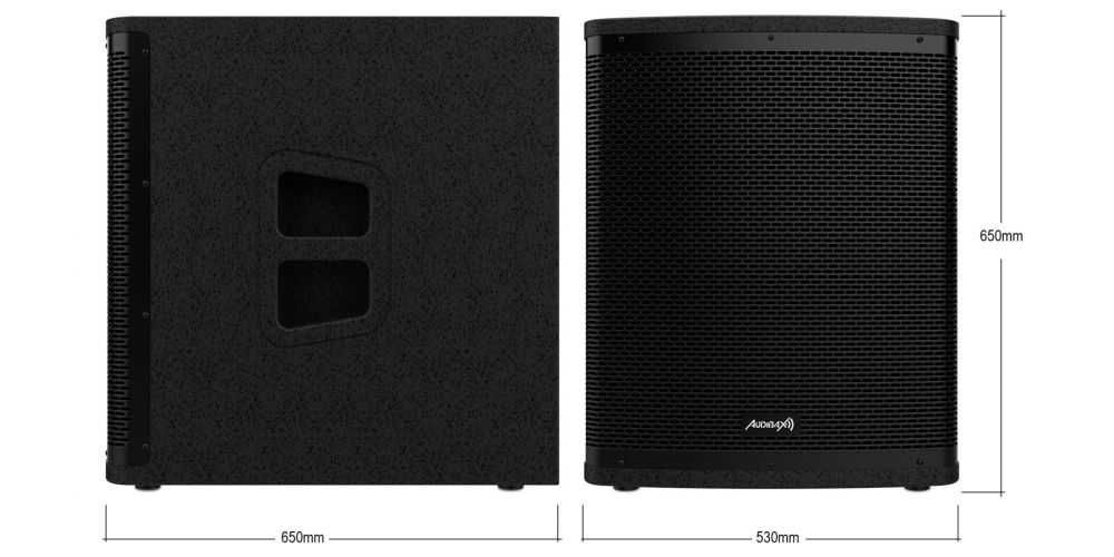 Audibax DSP18s dsp digital Subwoofer Activo 1600w(peak)