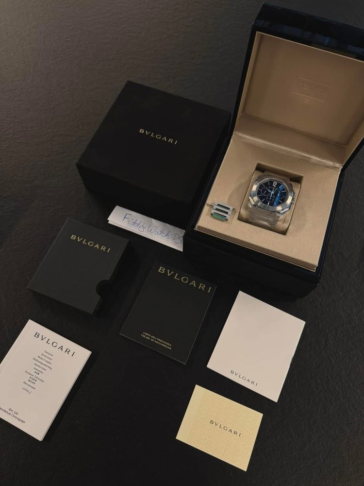 FVAT 23% FULLSET Bvlgari Octo Velocissimo ref. BGO41BSSDCH