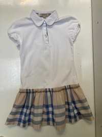 Burberry літня сукня- поло для дівчинки. Розмір 5, 110 см