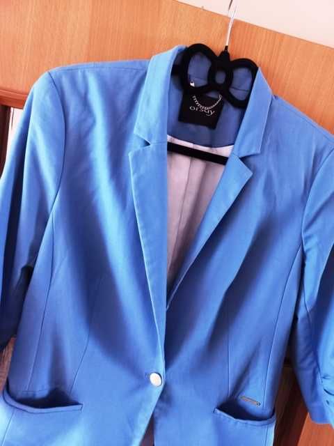 Żakiet błękitny - Orsay - business look - rozmiar 40 L