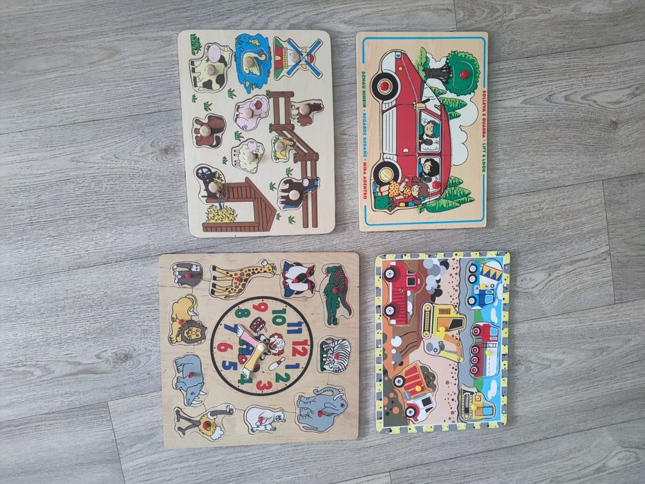 Пазлы деревянные. Рамки вкладыши детские деревянные