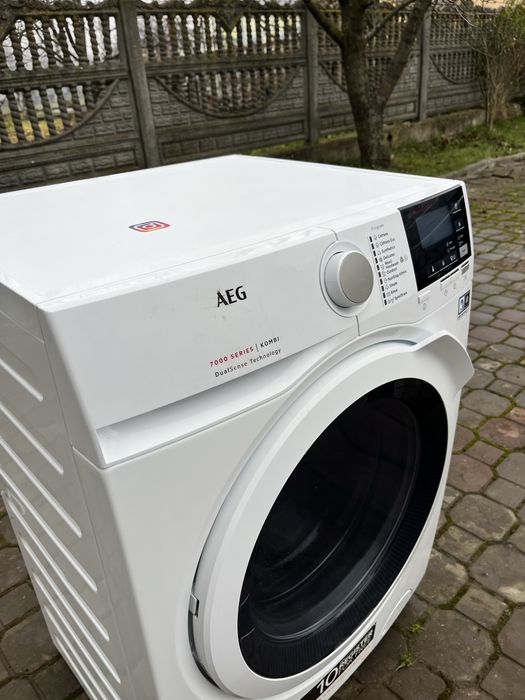 Прально-сушильна машина Aeg 7/4 кг(вузька)!