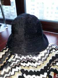 Шапка меховая из меха песца шляпа женская ангора р 57