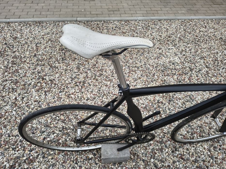 Rower torowy, ostre koło, single speed