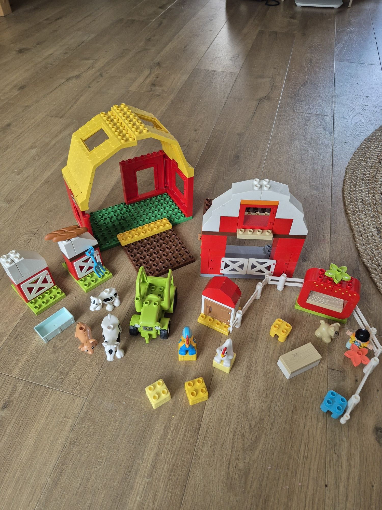 Lego duplo stodoła i traktor