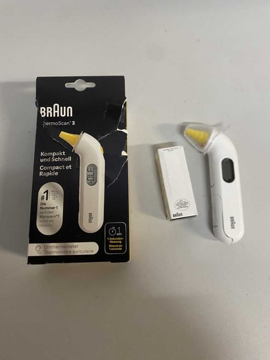 Termometr elektroniczny Braun ThermoScan3 IRT3030