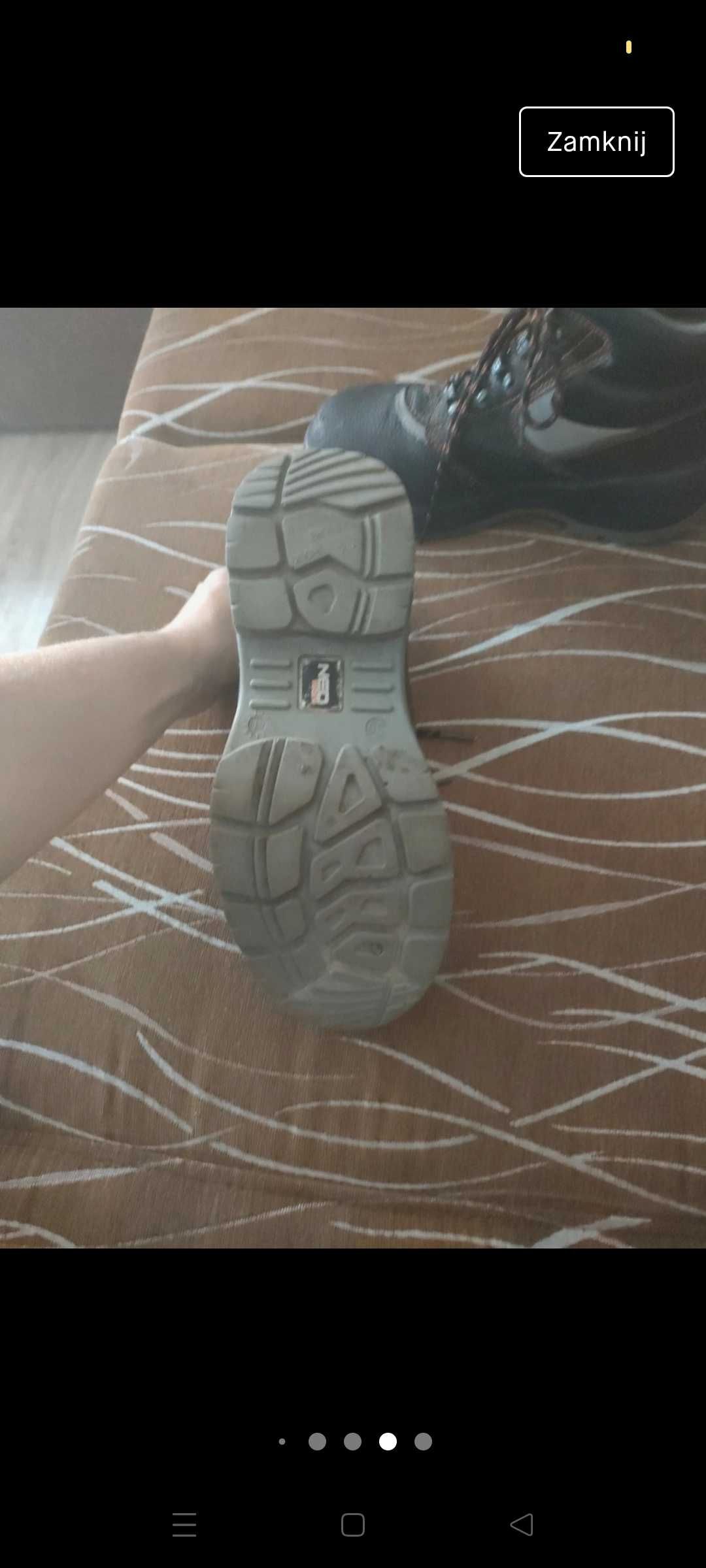 Buty robocze z metalowym noskiem