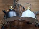 Dwie lampy z klamrą Ikea RANARP