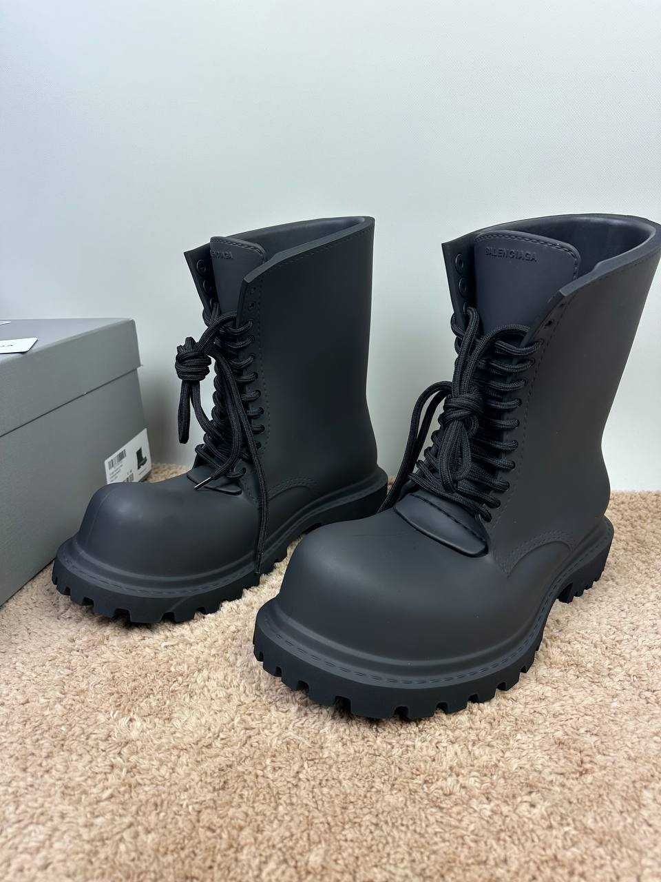 Ботинки Balenciaga Steroid Boot in Black баленсиага стероид