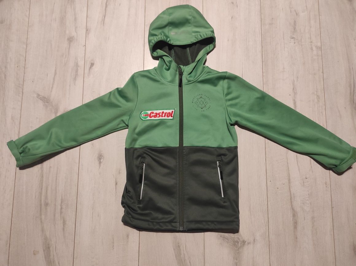 Kurtka typu Softshell 122/128 Lupilu zielona jesień wiosna