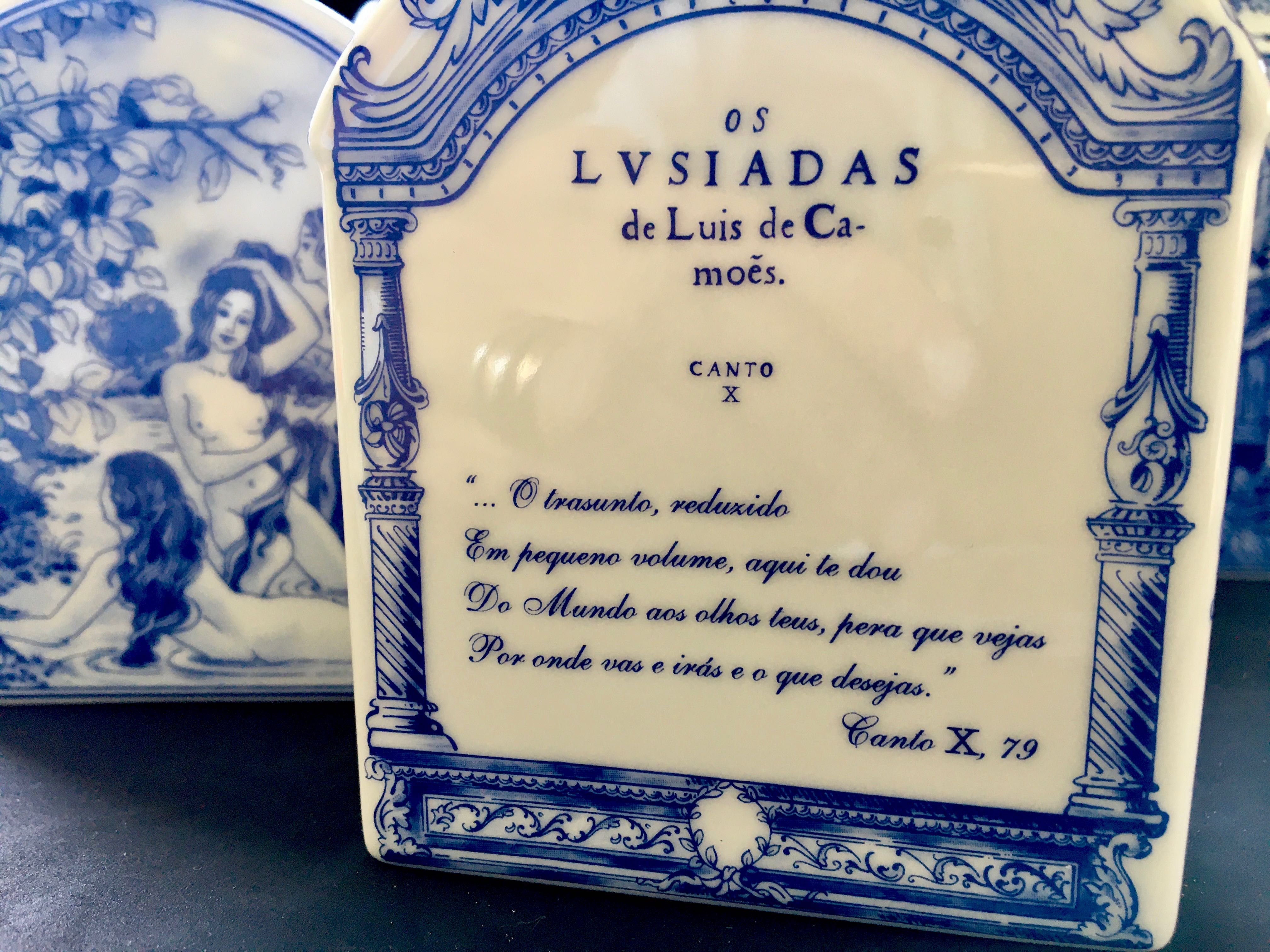 Frascos de chá “Cantos dos Lusíadas”