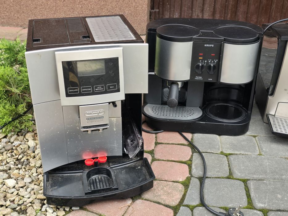 Ekspresy do kawy Krups Melitta Delonghi Uszkodzone Niekompletne