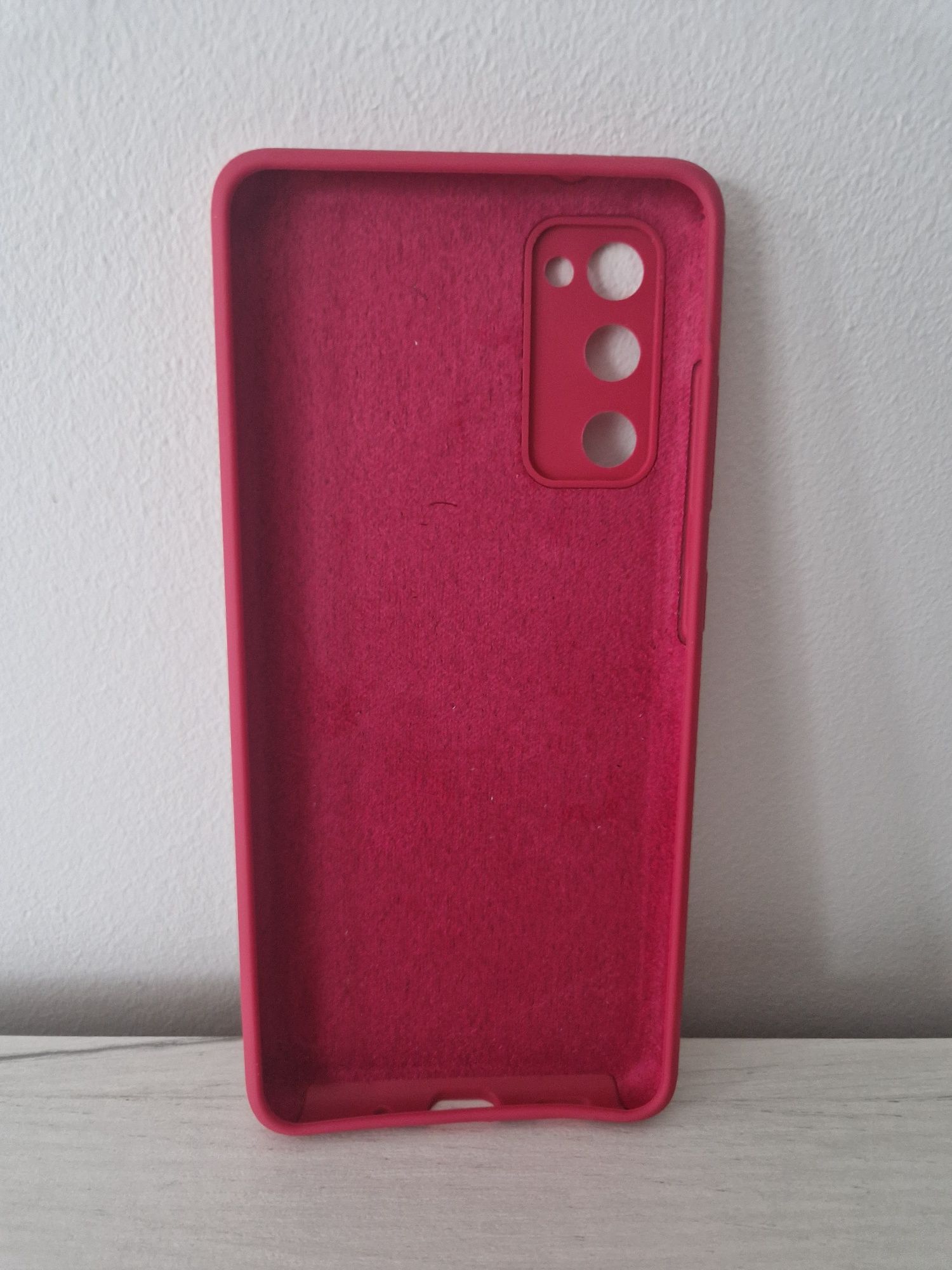 Silicone Lite Case do Samsung Galaxy S20 FE/Lite bordowy