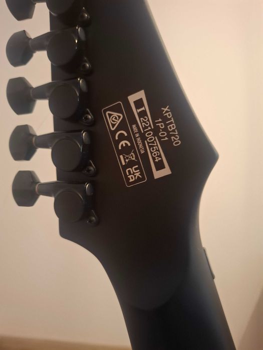 Ibanez Iron Label XPTB720-BKF Black Flat
