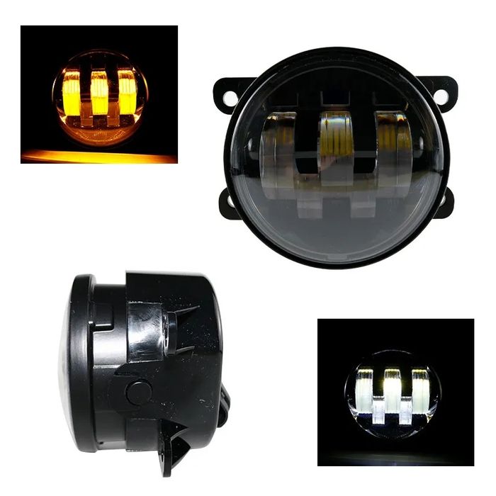 Фара ПТФ LED Лед 90мм 3.5 дюйм 45Вт ДХО Поворот Ford Fiesta Focus