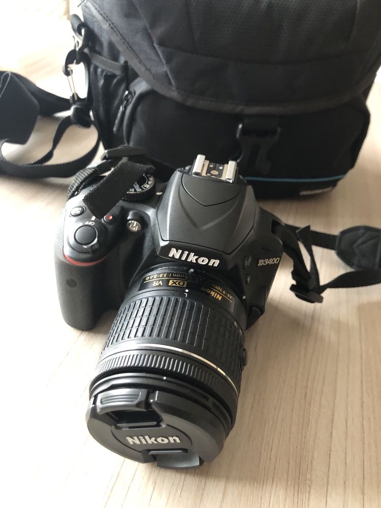 Nikon D3400 + torba przebieg 19 tys