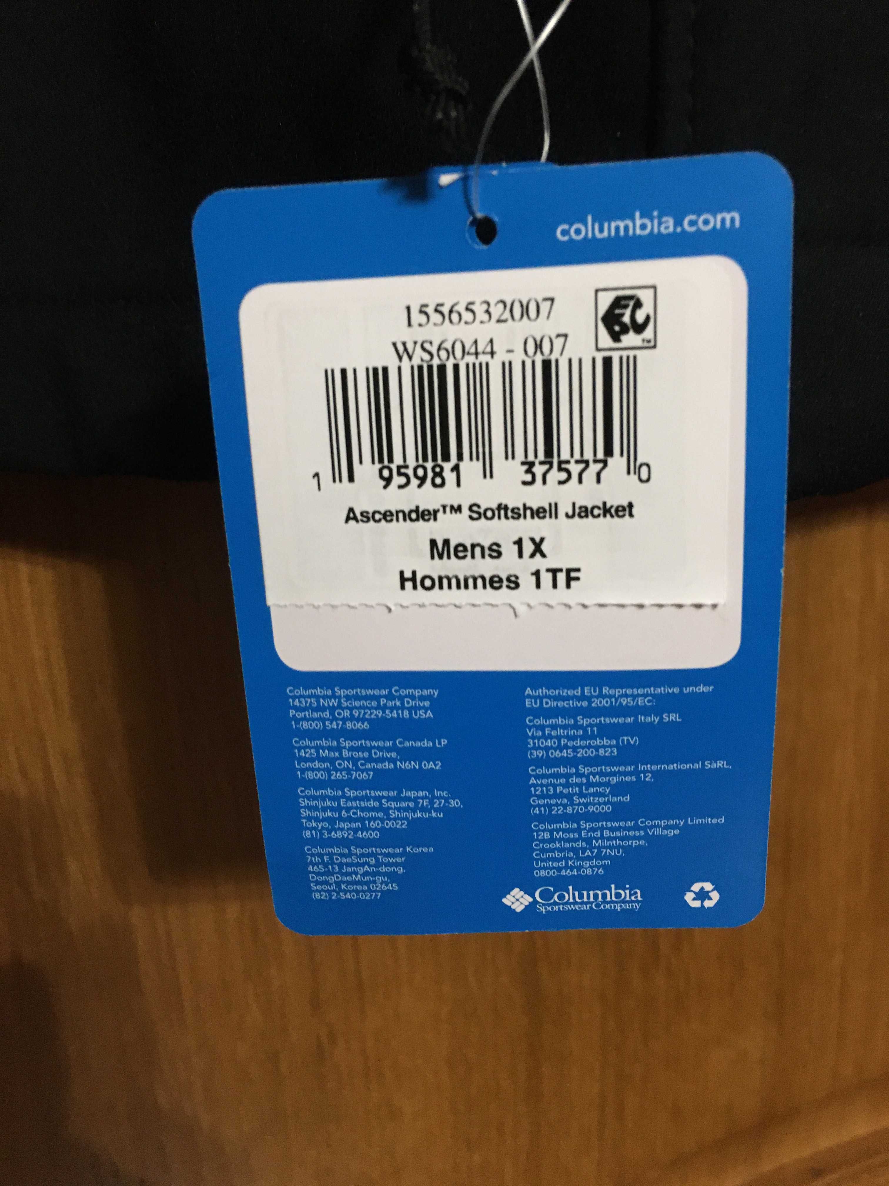 Куртка Columbia Ascender Softshell. Оригінал. З США. Нова