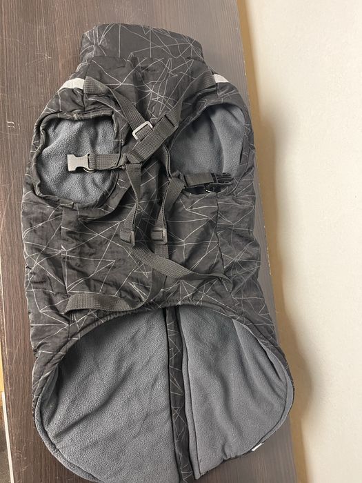 Ubarnko dla psa z szeklami czarne