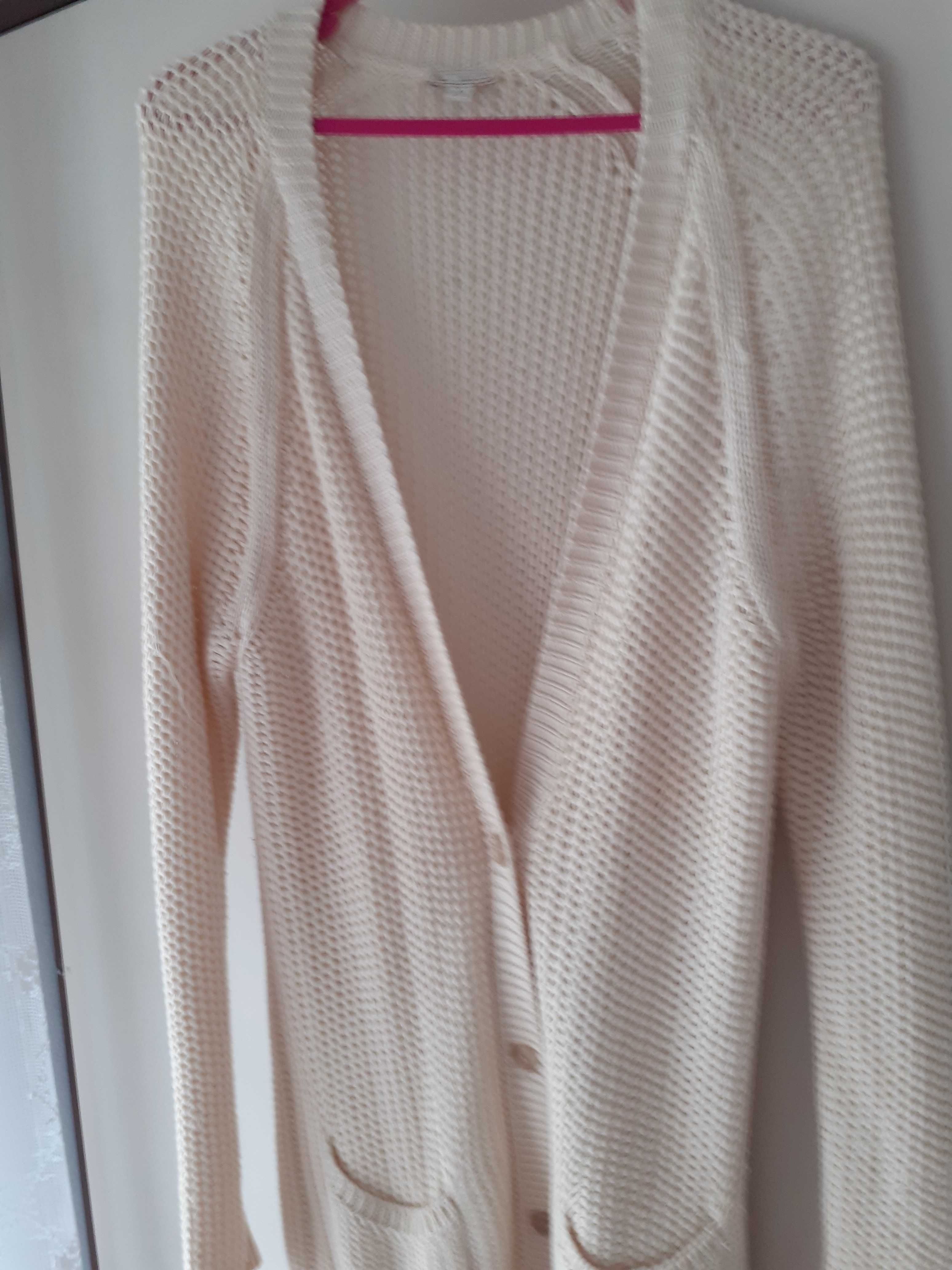 GAP-sweter damski blezer rozpinany roz L 100% cotton