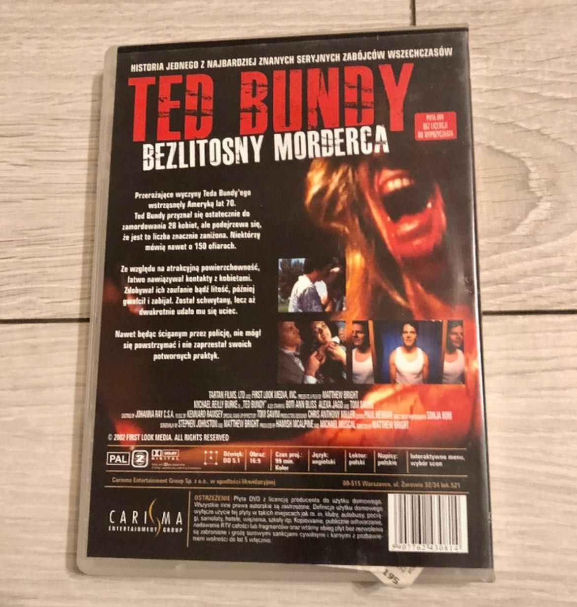 Ted Bundy - bezlitosny morderca film DVD biografia biograficzny