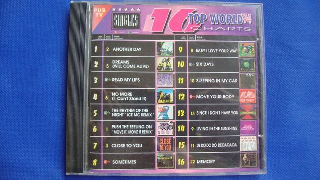 CD - Top World'94 - 16 Charts
