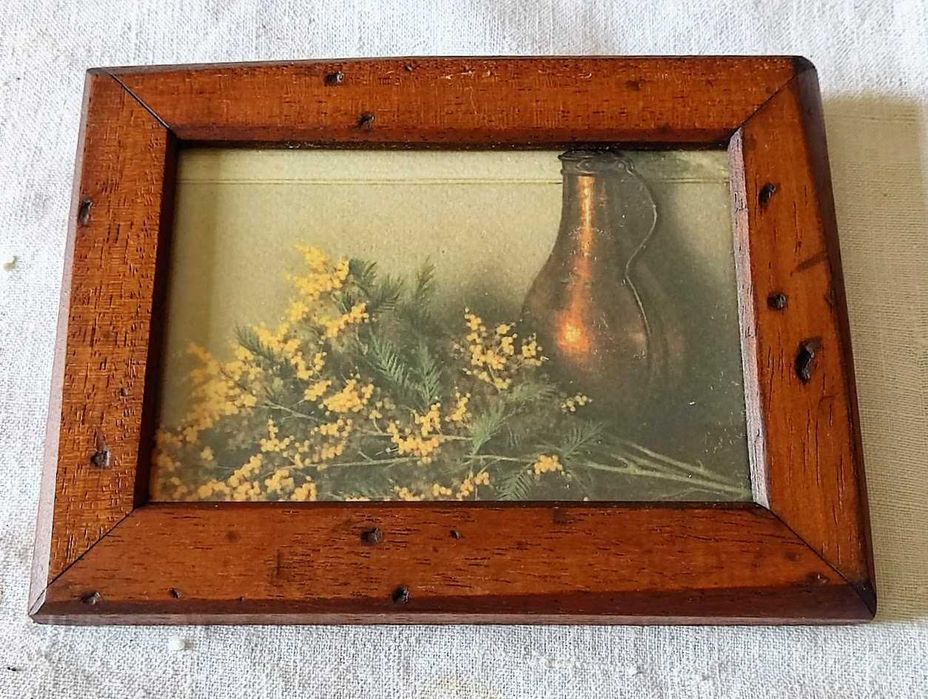 Trio de quadros decorativos de natureza morta