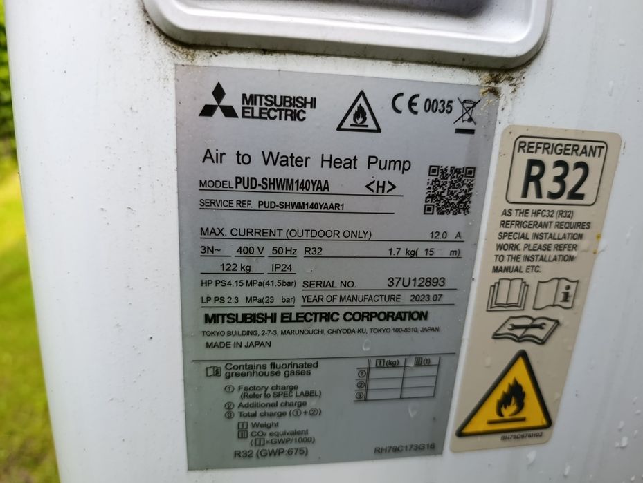 Sprzedam pompy ciepła Vaillant oraz pompę Mitsubishi.