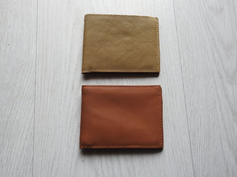 Pequena carteira pele