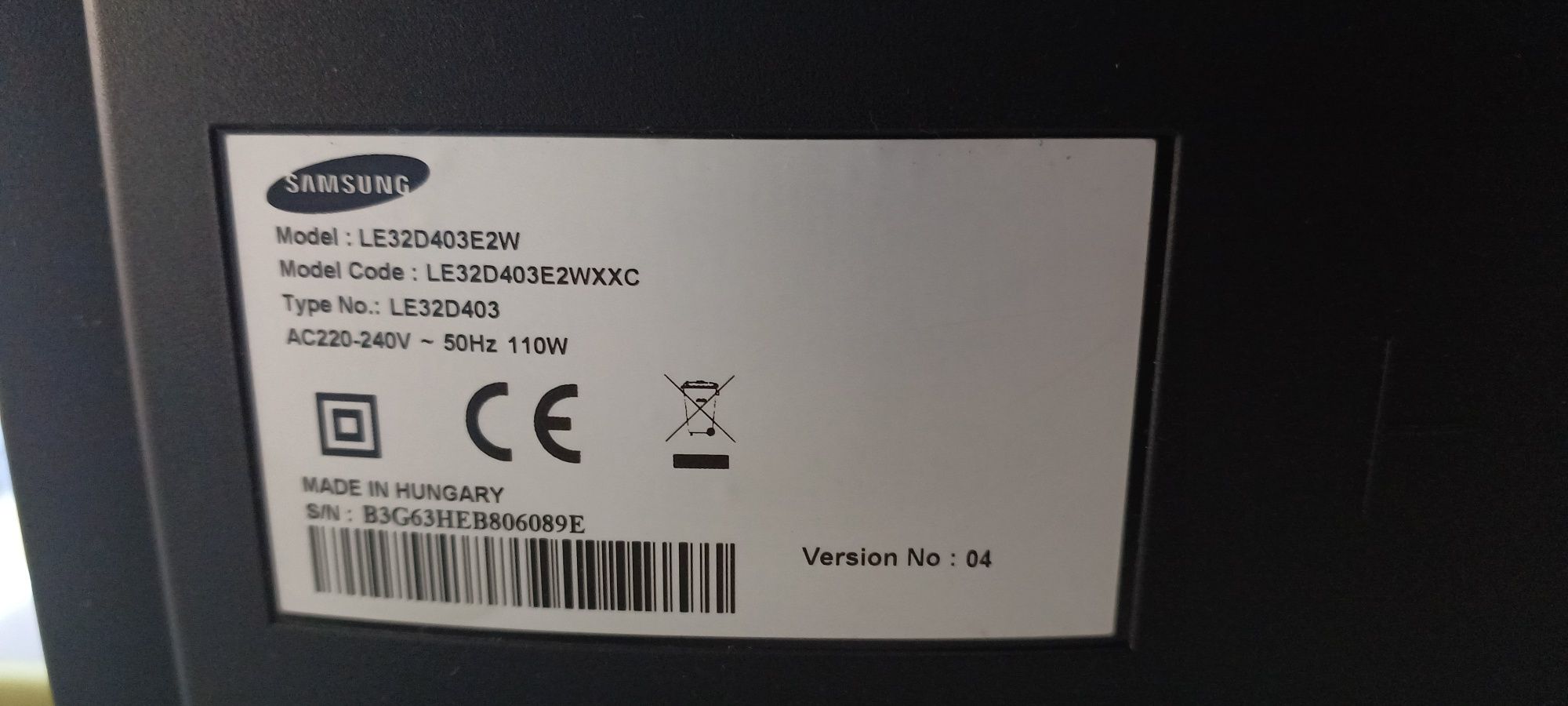 TV LCD Samsung 32"