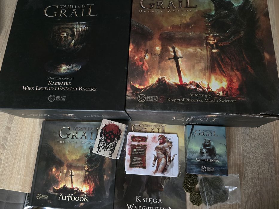Tainted Grail Fall of Avalon Upadek Avalonu pomalowane figurki + Stret
