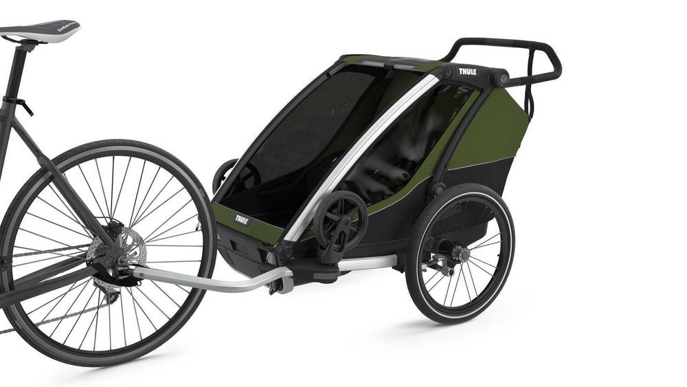 Przyczepka rowerowa THULE Chariot Cab CypressGreen - ciemny zielony