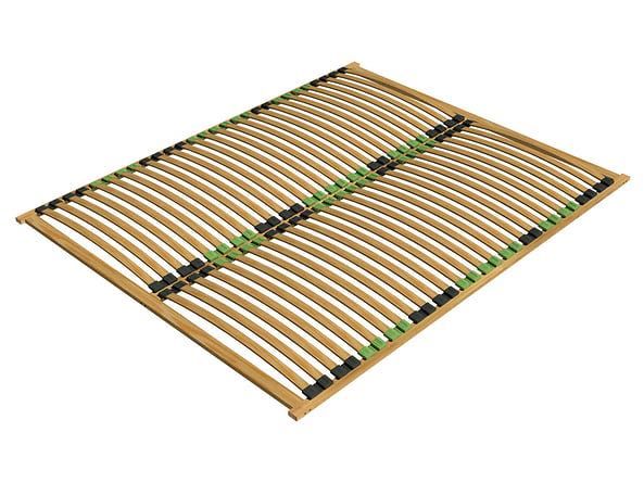 Łóżko ze stelażem w bardzo dobrym stanie -dąb stirling 160x200