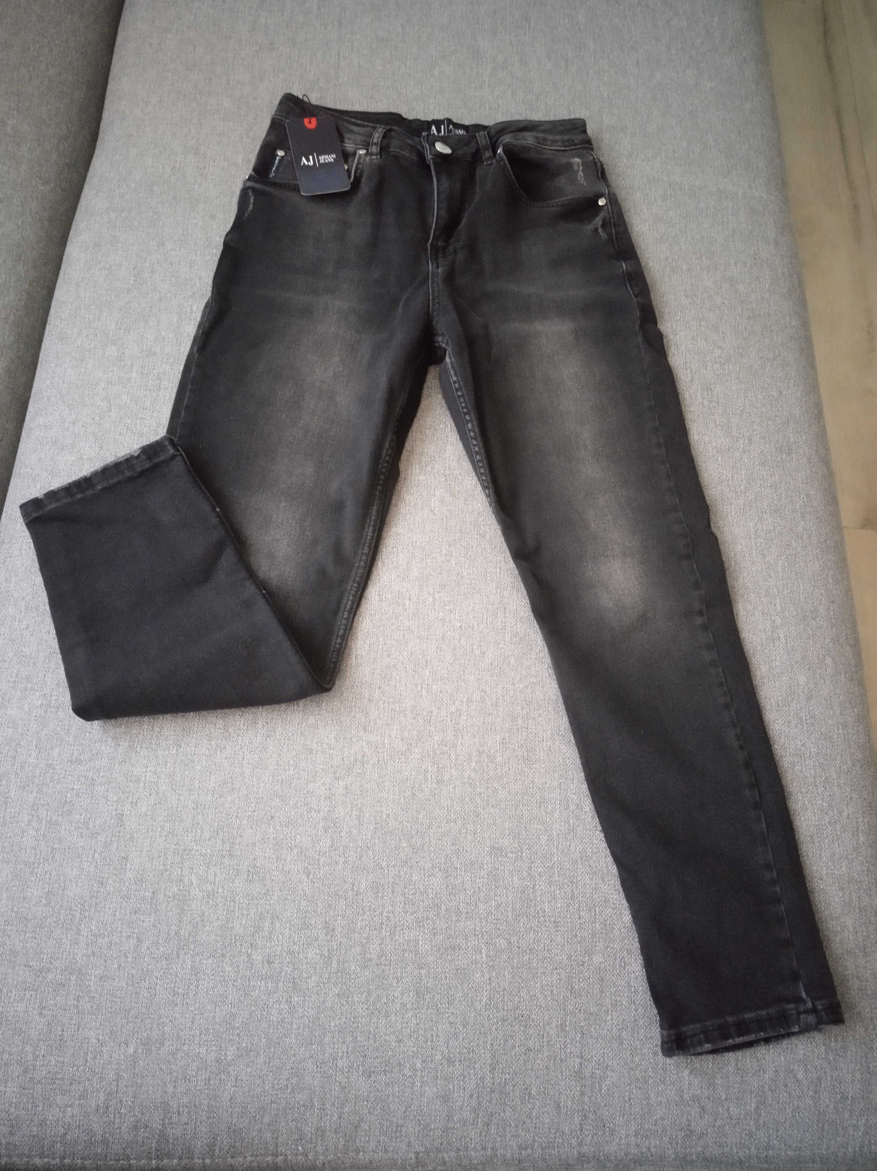 OKAZJA Armani Exchange NOWE spodnie jeans rozm. 28