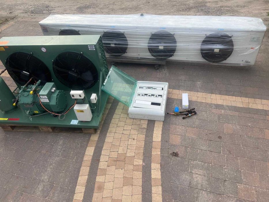 Agregat chłodniczy Zestaw do chłodni Jabłek 500m3 Chłodnia MONTAŻ