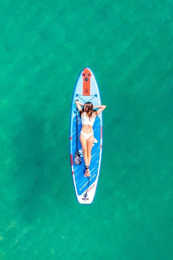 Deska SUP RAVEN WaveCruiser Blue/Lime 11'5 z siedziskiem