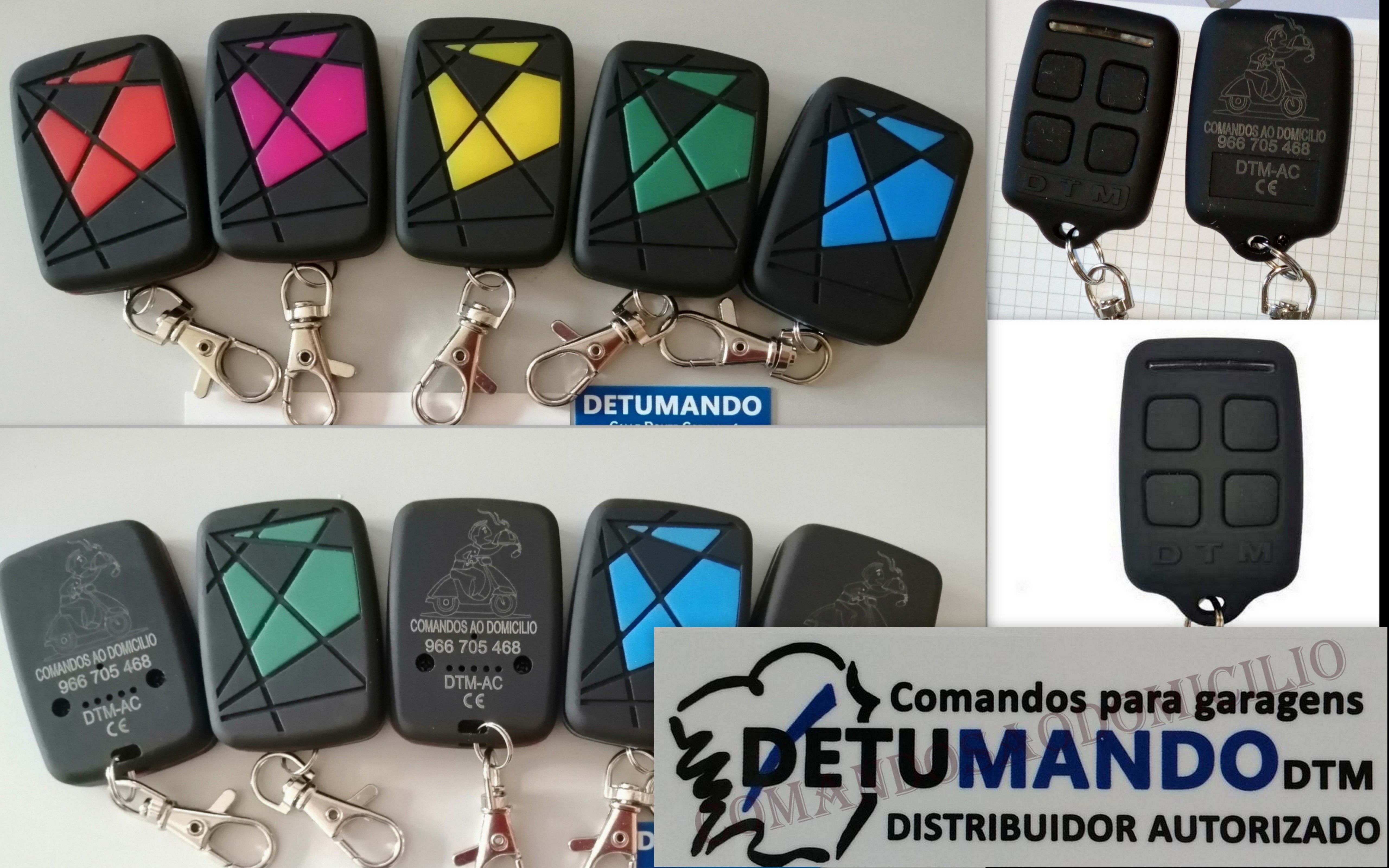 Comando de garagem - DTM- compatível com ETDOOR