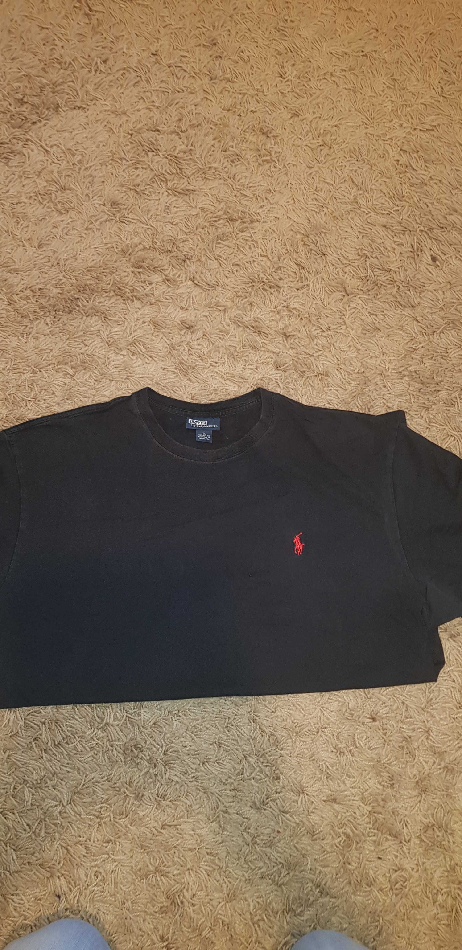T-shirt czarny męski- rozmiar XL Polo by Ralph Lauren