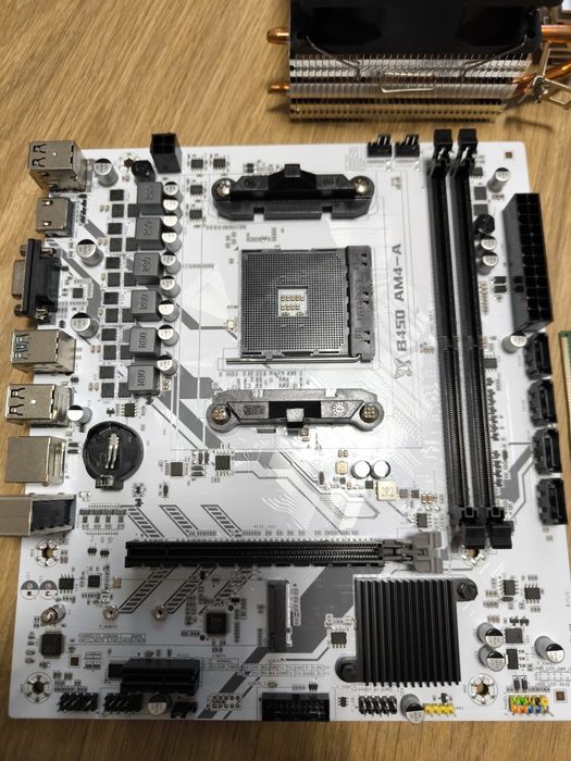 B450m / Ryzen 5 1500x/ 12gb ddr4 / кулер