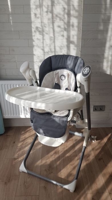 Крісло-гойдалка для годування 2 в 1 Lionelo Niles Grey