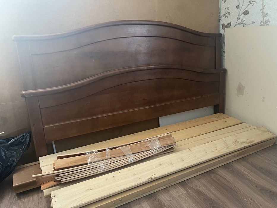 Ліжко дуб коричневе