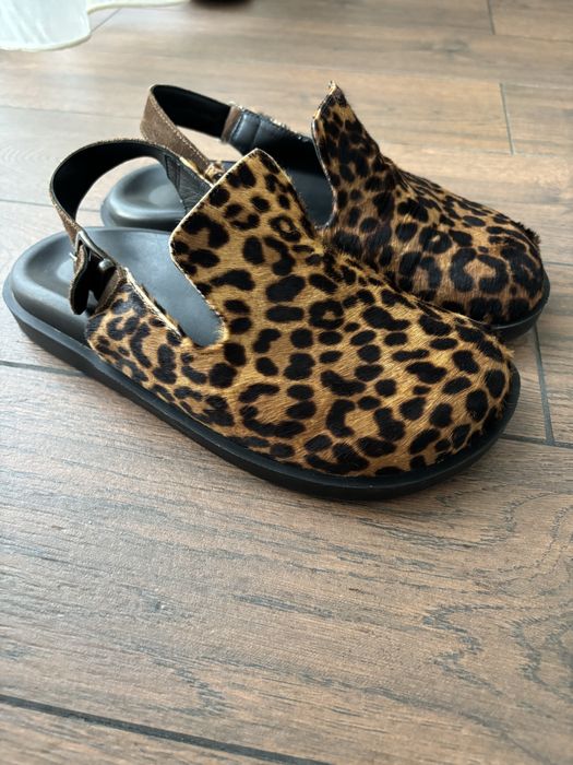 Продам мюлі з леопардовим принтом